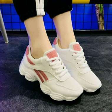 Sepatu Kets Sneakers Wanita Cewek RBT Salem Merah Muda 40