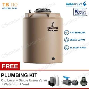 Tangki Air / Toren / Tandon Penguin 1050 Liter - TB 110 cream