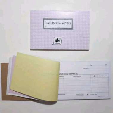 Bon faktur kontan STANDAR rangkap 3 KECIL mini standart