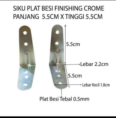 Siku Rak Dinding Bracket Plat Ambalan Lemari