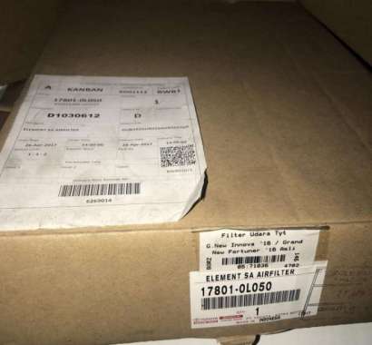 Filter Udara Tyt Grand New Fortuner '16 17801 - 0l050 Asli -71036