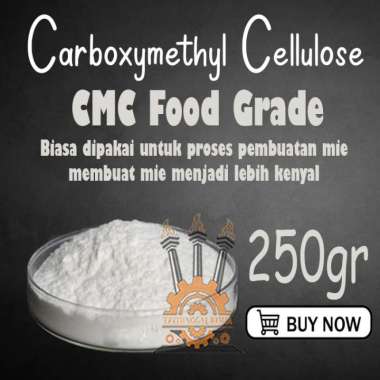 cmc food grade 250gram carboxymethyl cellulose cmc pengental makanan bahan untuk es krim
