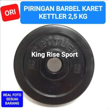 Kettler Rubber Plate/ Piringan Barbel Karet 2,5 Kg