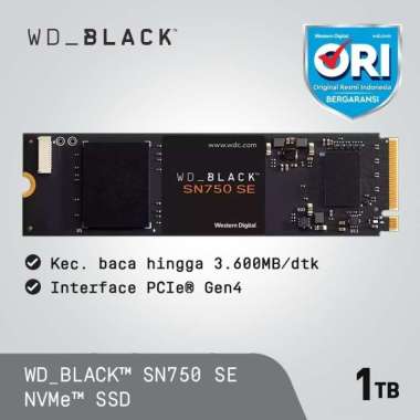 SSD WD Black SN750 SE 1TB - SSD M.2 NVMe PCIe
