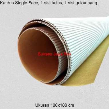 Kardus/Dus/Lembaran Single Face Karton Lembaran Polos - 100 x 100 cm