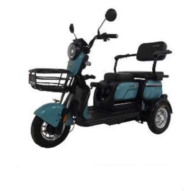 Sepeda Listrik 3 Roda Exotic Sierra dengan Power 800W Battery 48V 20Ah Blue Black
