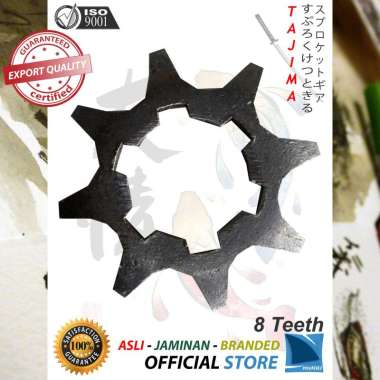 Gigi Tarik 428-8T YAMAHA Vega / R Gir Depan - Front Sprocket Gear TAJIMA