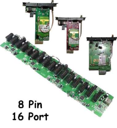 MainBoard Modem Pool 16 Port 8 pin