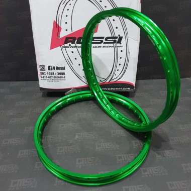 Velg Velek Alloy V-Rossi 17 x 140 Petak Kilat Hijau 1Set
