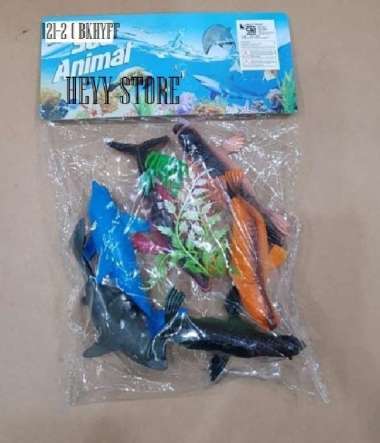MAINAN SEA ANIMAL 121-2 MAINAN FIGURE ANIMAL SET MAINAN HEWAN LAUT MAI