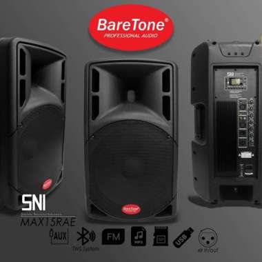 SPEAKER AKTIF BARETONE MAX 15RAE / MAX 15 RAE ( 15 INCH ) ORIGINAL