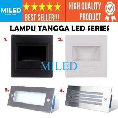 LAMPU DINDING TANGGA LED INWALL 3 WATT 3W PENERANGAN ANAK TANGGA INBODUS KOTAK