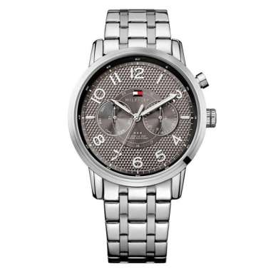 TOMMY HILFIGER 1791086 - Jam Tangan Pria Original - Silver