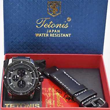 TETONIS TS6018MS - Jam Tangan Pria Analog ORIGINAL - Black