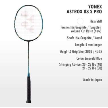Raket Badminton Yonex Astrox 88s pro / Astrox 88 S Pro Kevin Sanjaya Original