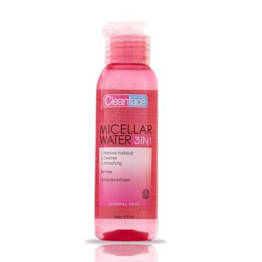 Purbasari Clean Face Micellar Water 3in1 for Normal Skin [100 mL]