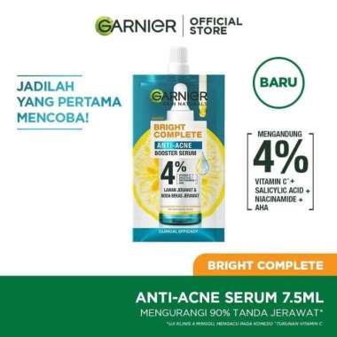 Garnier Bright Complete Anti Acne Serum 7.5ml SACHET