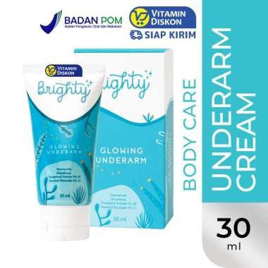BRIGHTY GLOWING UNDERARM 30ML | Gel pencerah ketiak dan area lipatan kulit