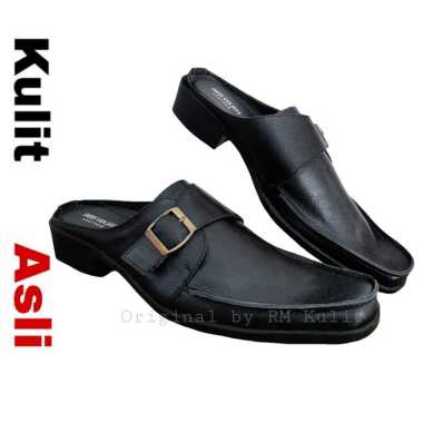 Sepatu Kulit Asli Pria Pantofel Rockport Sepatu Kerja Tutong Kasual 42