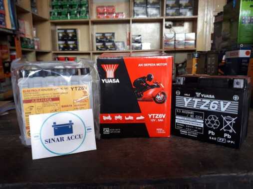 Aki Motor Honda Vario 125 Yuasa Ytz6V Aki Kering