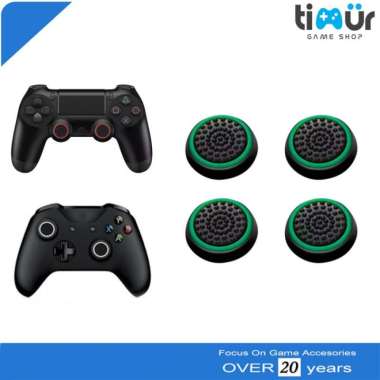 Fosmon Karet Silikon Analog Stick PS3 PS4 PS5 Xbox One Series Hijau