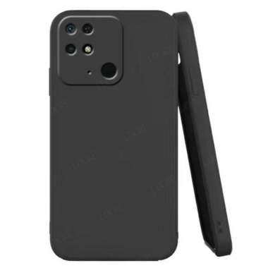 Case Xiaomi Redmi 10c Premium Black Soft Casing TERBARU 2022