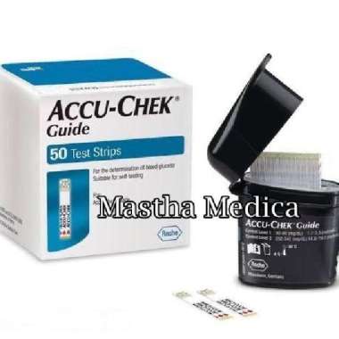 Strip Test Gula Darah Glukosa Accu-Check Accu Check Guide isi 50 Strip