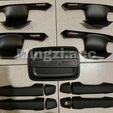 PAKET XPANDER CROSS HANDLE MANGKOK TUTUP BENSIN HITAM BLACKDOP