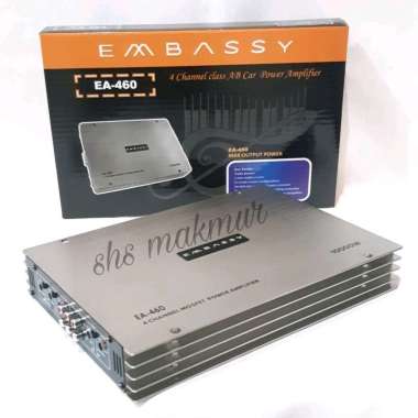 power Embassy EA-460 High power 10,000 watt / power embassy 4 channel