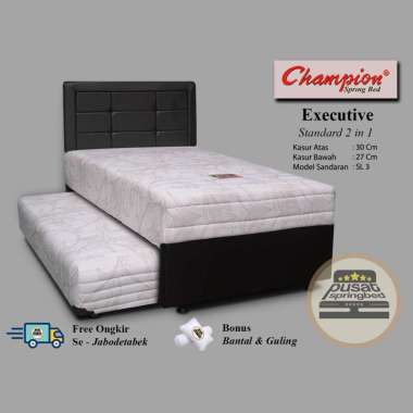 Springbed Sorong Champion Executive 2in1 Fullset / Tanpa Sandaran (JAKARTA - BOGOR - DEPOK - TANGERA