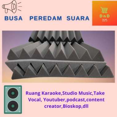 PEREDAM SUARA RUANGAN / ZIG ZAG 6cmx50cmx50cm Busa Peredam Suara