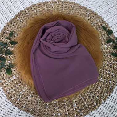 Pashmina Ceruti Milyarda Hijab ungu