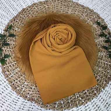 Pashmina Ceruti Milyarda Hijab mustard