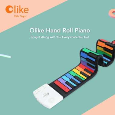 olike hand roll piano kids