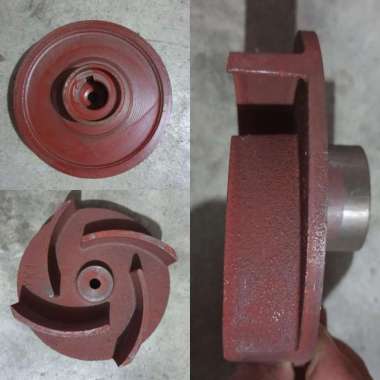 Wp50 Wp80 Impeller Kipas Keong Mesin Pompa air Alkon Robin irigasi 2inci 3 daun