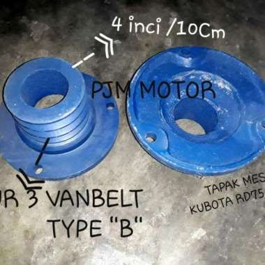 Pulley Puly Poli Mesin Kubota RD 75 RD 85