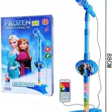 Mainan Microphone Frozen Menyanyi Edukasi - Mic Nyanyi Anak Edukatif