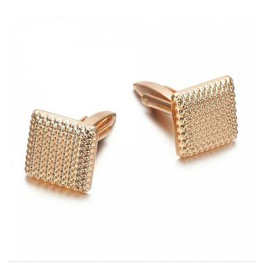 Houseofcuff Cufflink Square Kancing Manset Jepit Dasi - Rose Gold ROSE GOLD