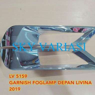 Ring Cover Fog Lamp Foglamp Chrome ALL NEW LIVINA 2019