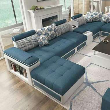 Sofa Letter U Shape Sofa Ruang Tamu