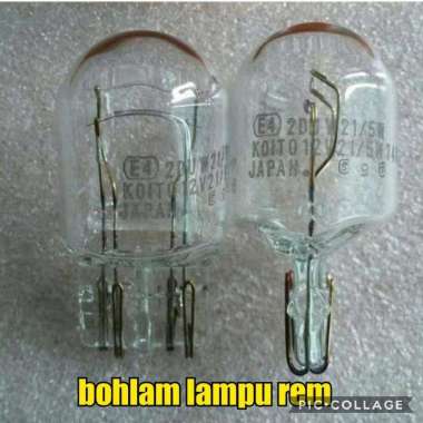 Satu Buah Bohlam Lampu Rem Koito Japan T20 Calya Sigra Rush Terios - Bening