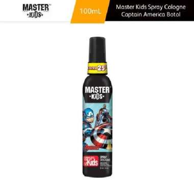 Master Kids Spray Cologne Parfum Varian Spiderman /Batman /Iron Man /C captain america