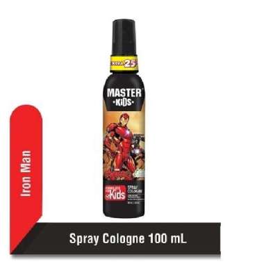 Master Kids Spray Cologne Parfum Varian Spiderman /Batman /Iron Man /C iron man
