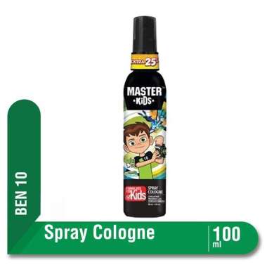 Master Kids Spray Cologne Parfum Varian Spiderman /Batman /Iron Man /C ben 10