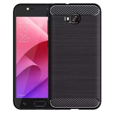 ASUS ZD553KL 4 SELFIE SOFTCASE CARBON FIBER CASING RUGGED SHOCKPROOF