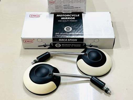 EMGI 9243 CR Spion Motor for Honda Scoopy 2018 Warna Cream Gg.Chrome