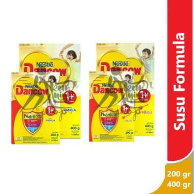 Dancow 1+ Nutritods Vanila & Madu 200 gram & 350 gram All Varian - susu formula anak Madu 400 gram