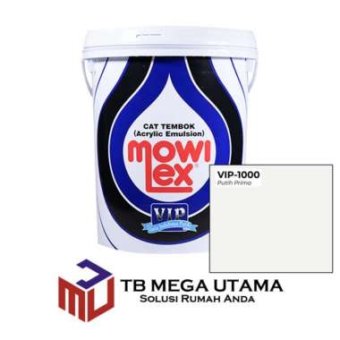 Mowilex Emulsion VIP E 1000 Putih Prima 20 Liter | Cat Dinding Interior
