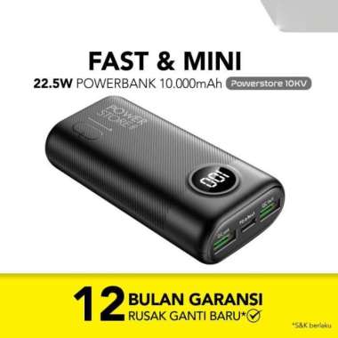 Micropack Powerbank 10000 mAh VOOC with PD 3.0 & QC 3.0 (PB-10KV)