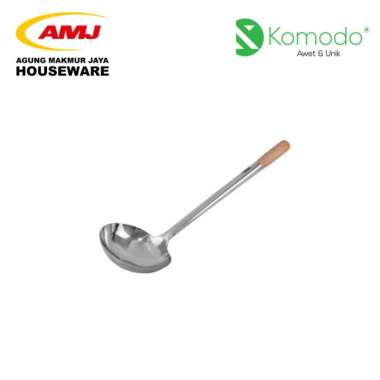 IRUS STAINLESS GAGANG KAYU 40 CM KOMODO
